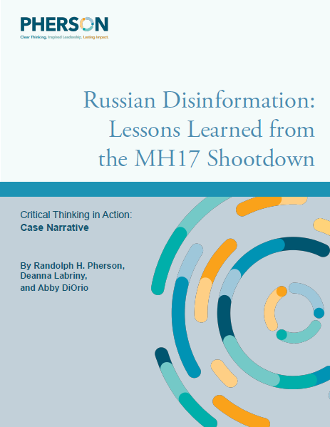 E-PUB: Russian Disinformation: Lessons Learned from the MH17 Shootdown